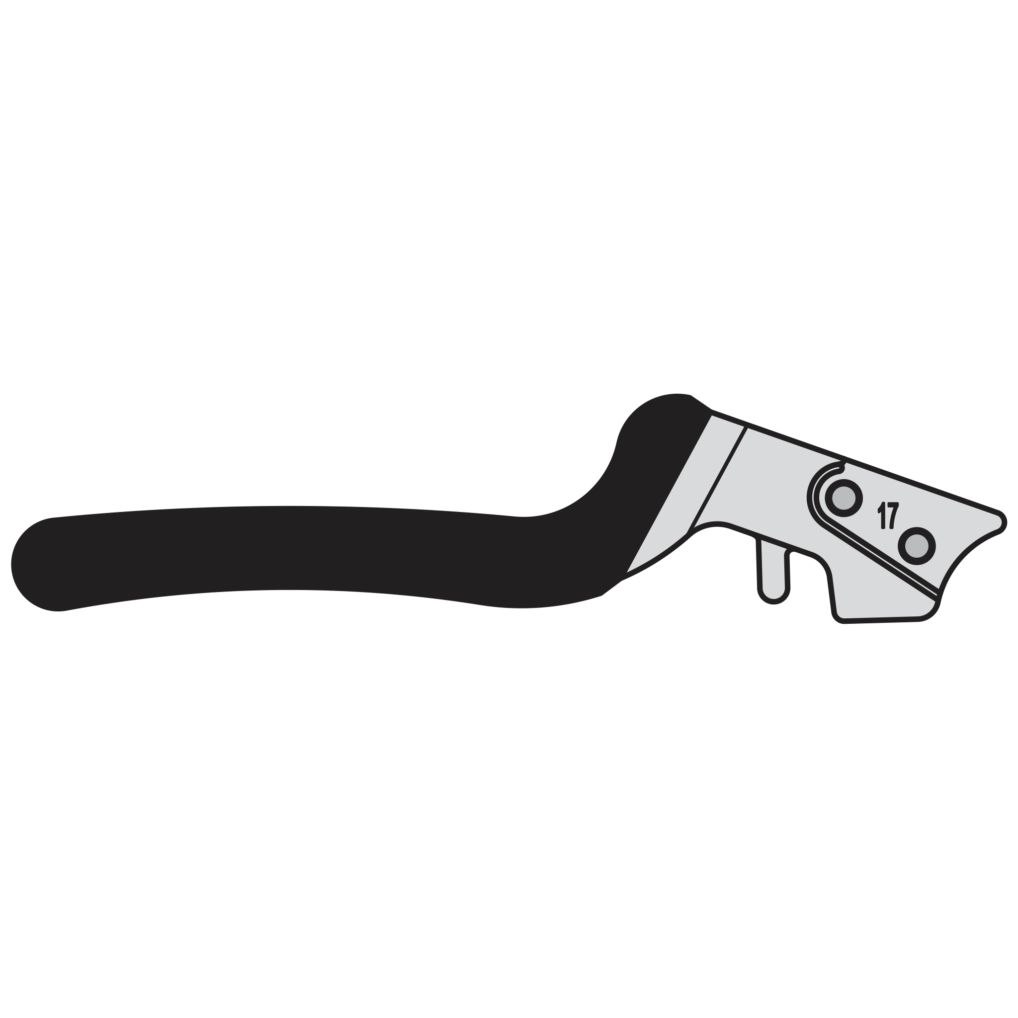 17/2 Complete handle assembly without counter blade - Product - Main View