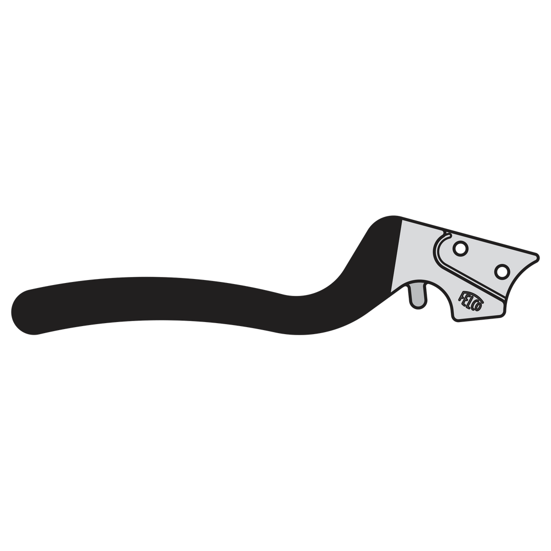 16/2 Handle without anvil-blade - Product - Main View