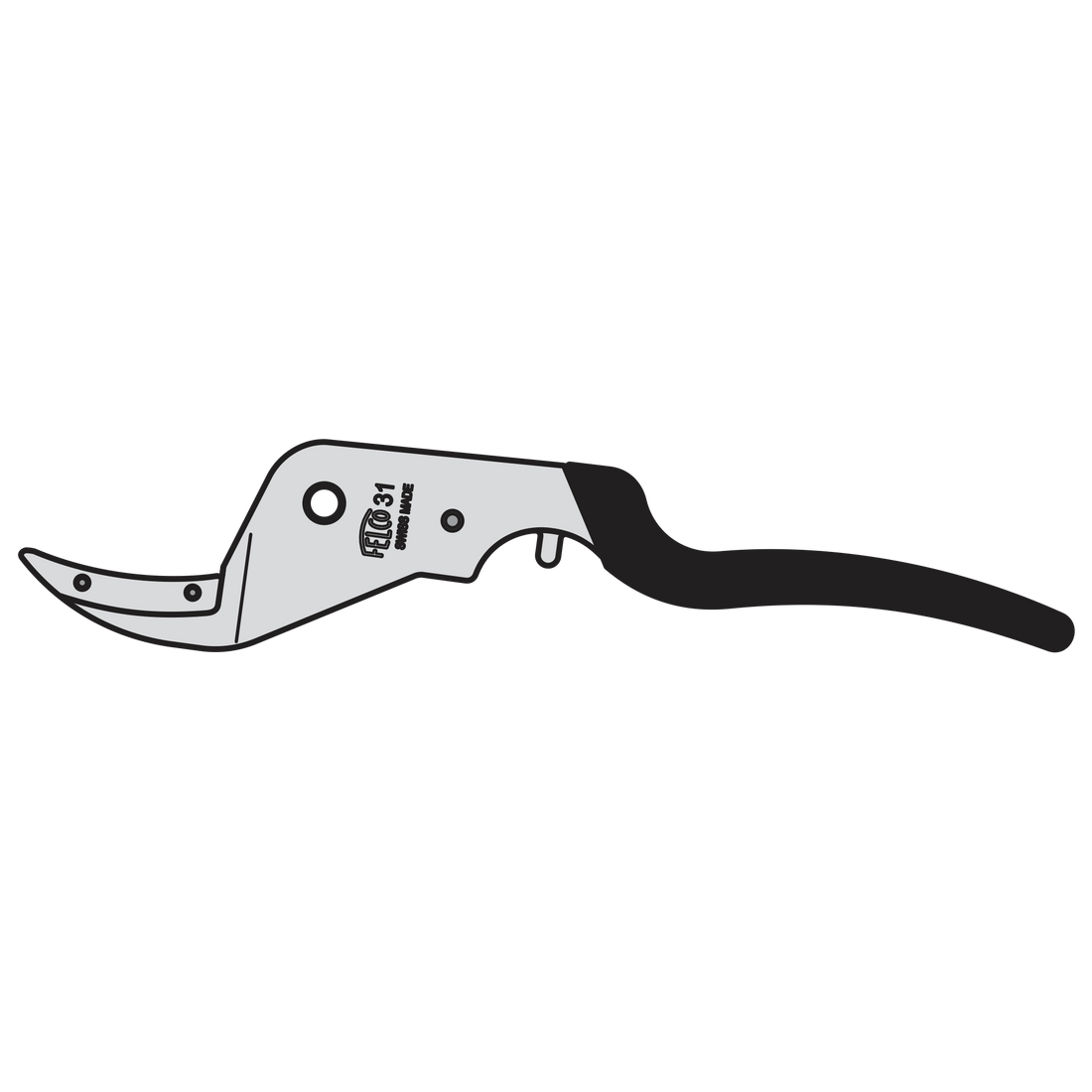 31/2 Complete handle assembly without anvil - Product - Main View