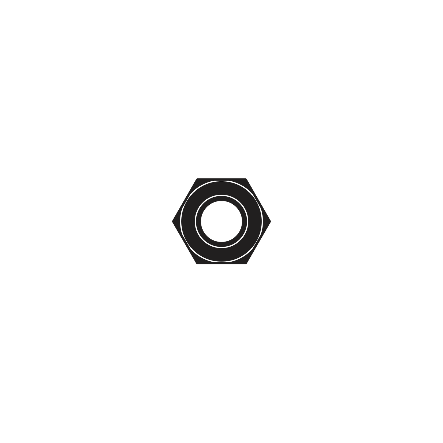 C108/8 Nut - Product - Main View