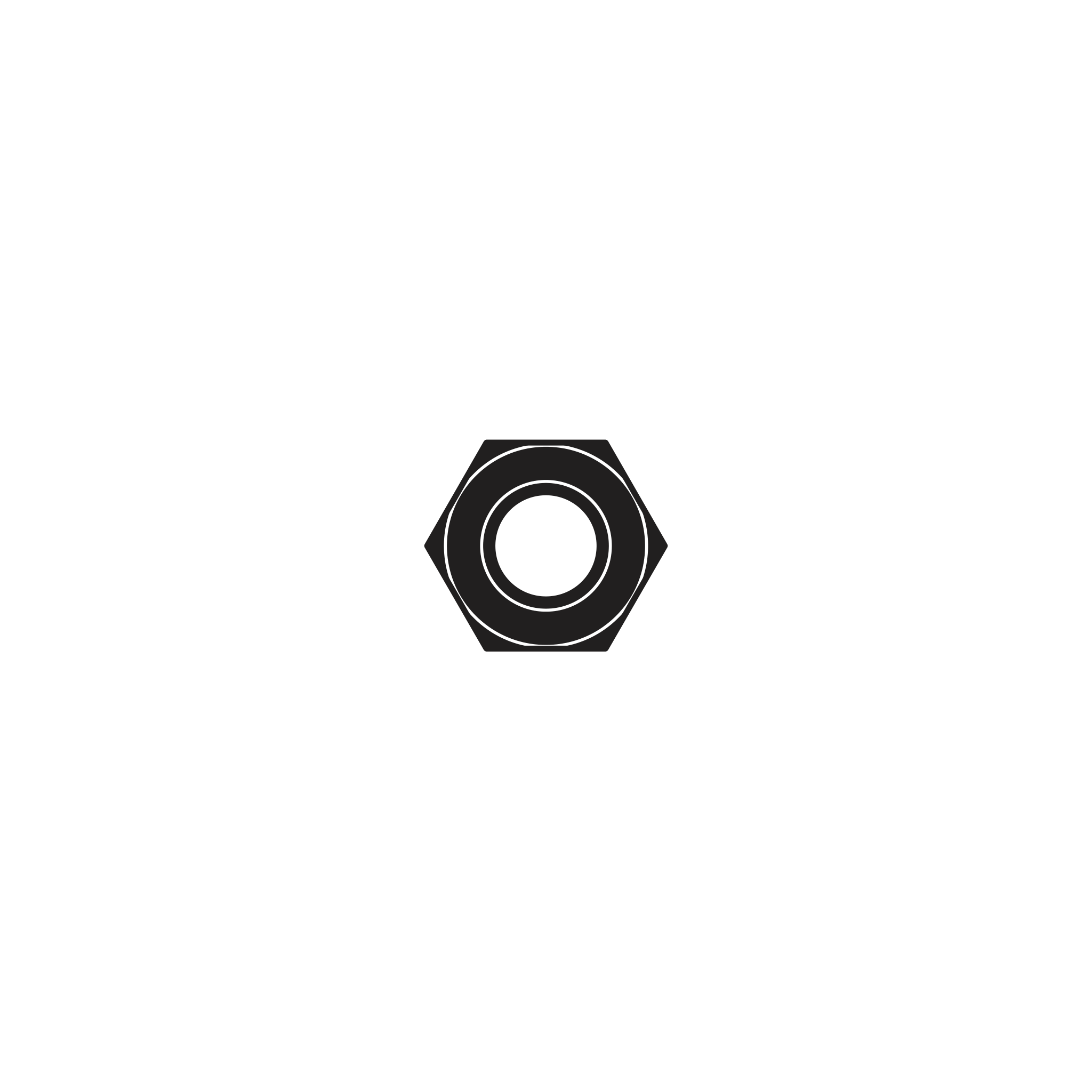 C108/8 Nut - Product - Main View