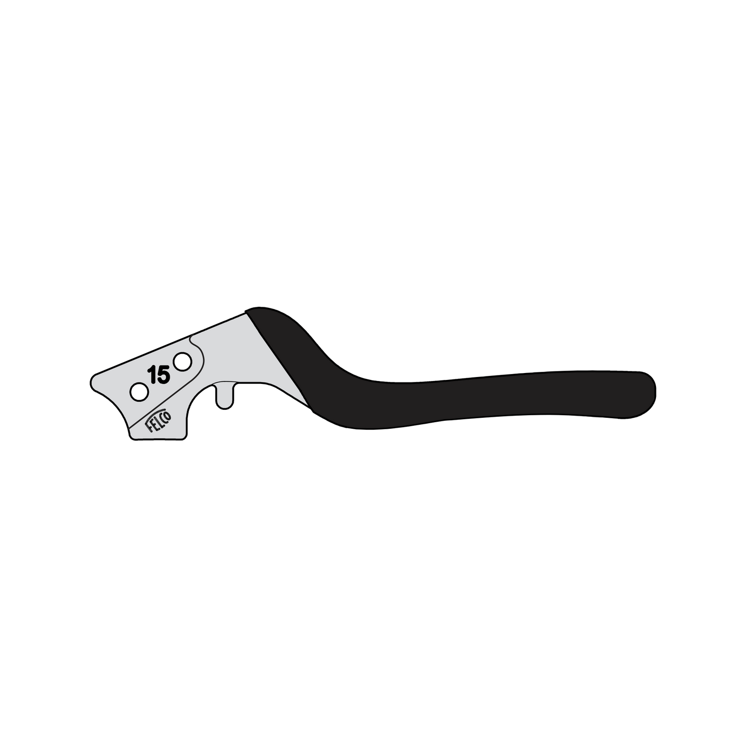 15/2 Complete handle assembly without counter blade - Product - Main View